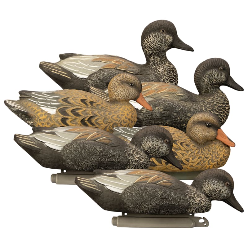 Higdon Standard Foam-Filled Gadwall Duck Decoys 6-Pack