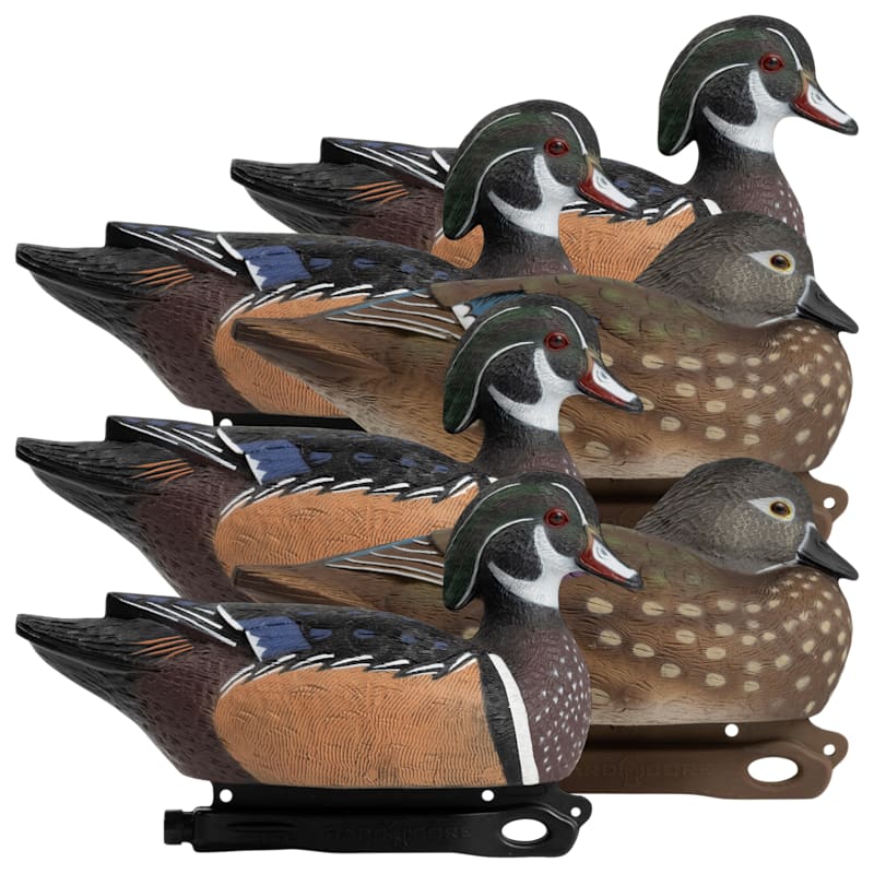 Hardcore Rugged Series Wood Duck Decoys 6-Pack