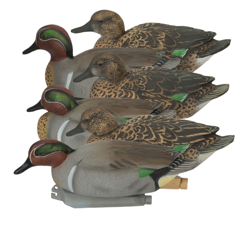 GHG Pro Grade Green-Winged Teal Duck Decoys 6-Pack