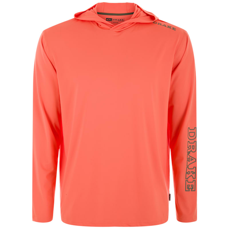 Drake Lake Shore Performance Hooded Long-Sleeve Shirt