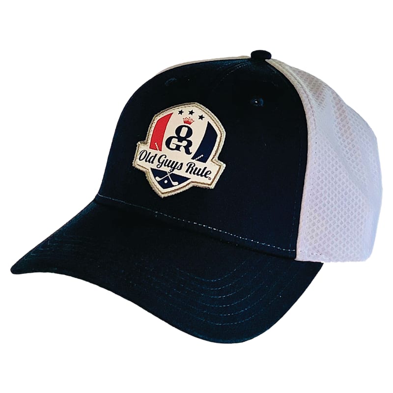 Old Guys Rule Golf Crest Trucker Cap