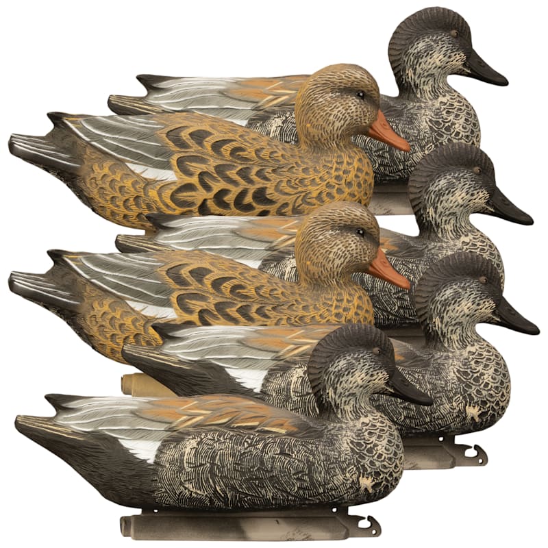 Higdon Battleship Gadwall Foam-Filled Duck Decoys 6-Pack