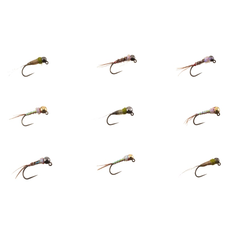 White River Fly Shop Classic Frenchie Euro Nymph Fly Assortment