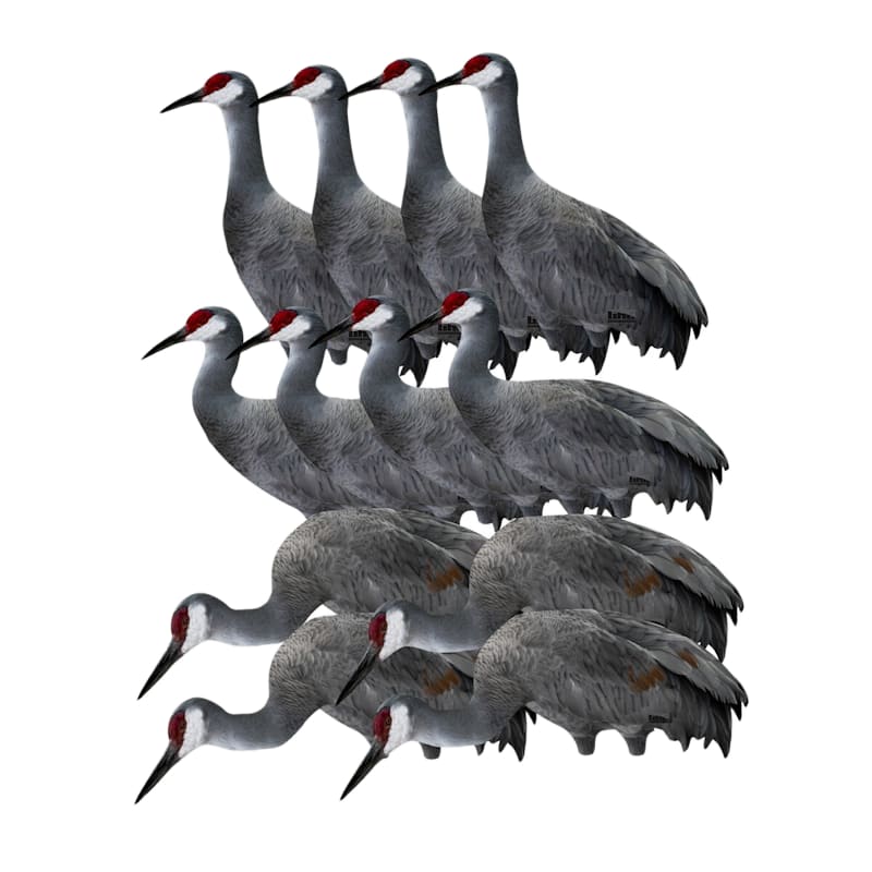 GHG Pro Grade Sandhill Crane Silhouette Decoys 12-Pack