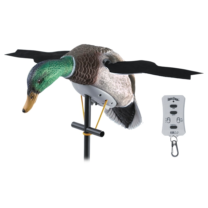 Lucky Duck XHDI Motorized Mallard Duck Decoy with Remote