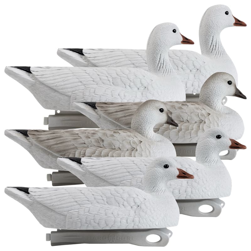 Hardcore Rugged Series Snow Goose Decoys 6-Pack