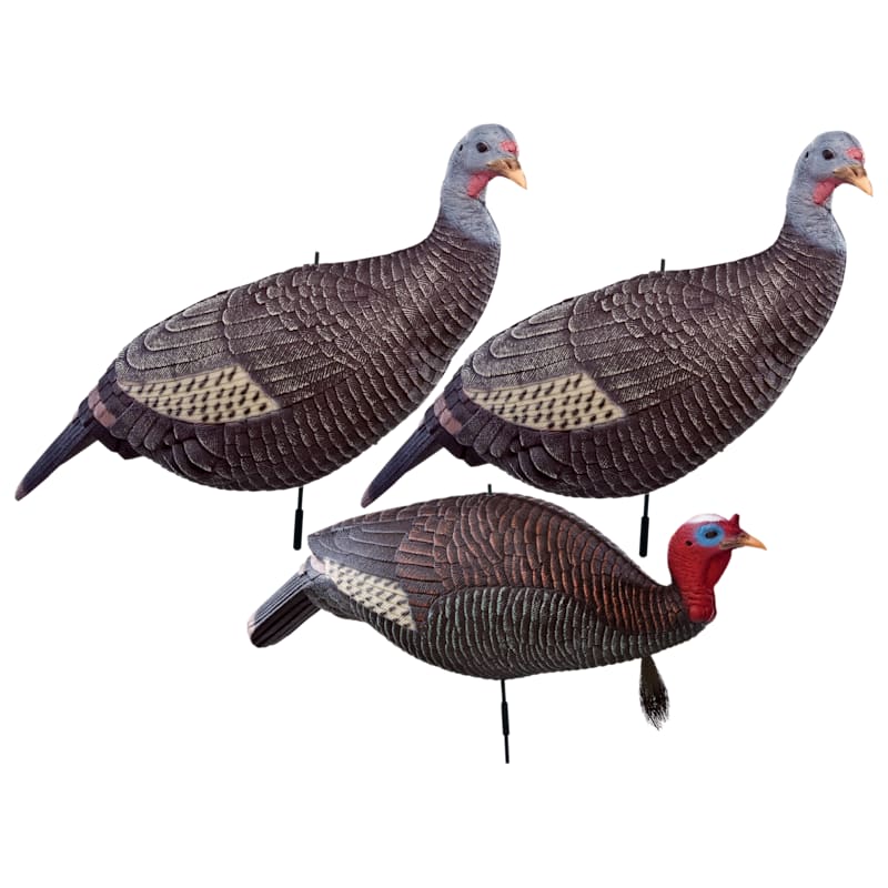 Pursuit Foam Turkey Decoy 3-Pack