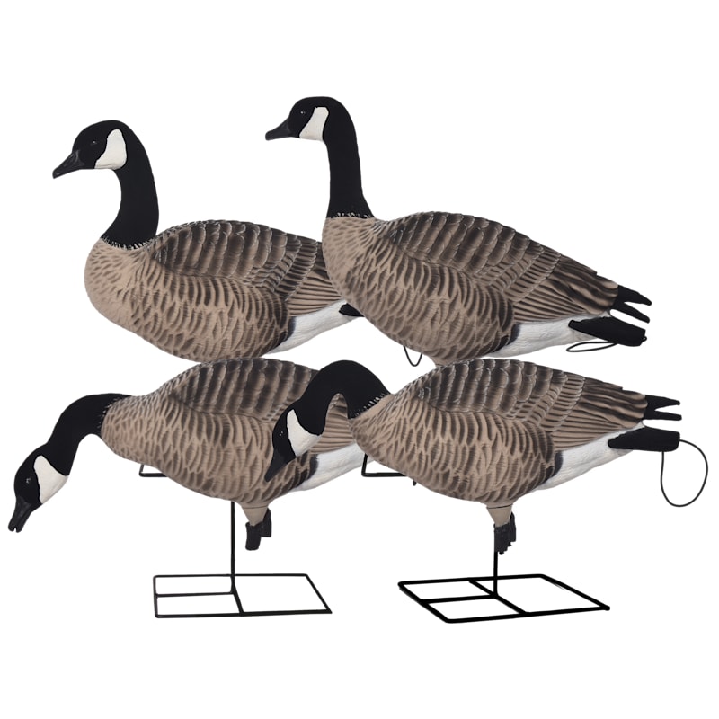 GHG Pro Grade XD FFD Canada Full Body Harvester Goose Decoys 4-Pack