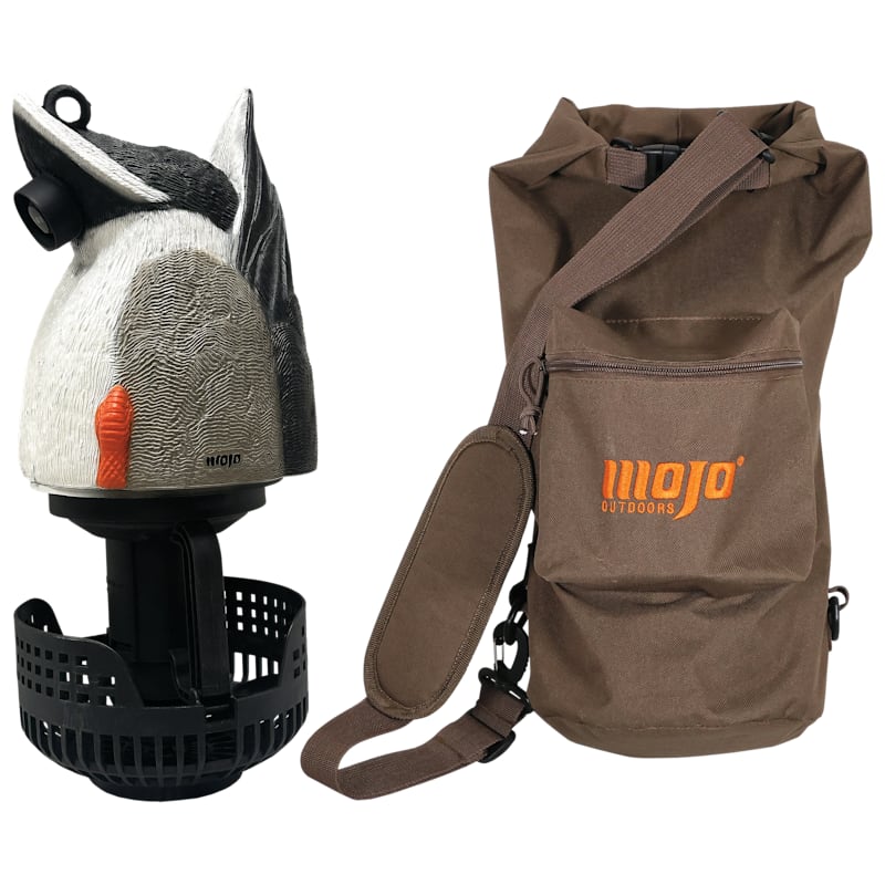 MOJO Outdoors Mallard Machine Motorized Duck Butt Decoy with Carry Bag
