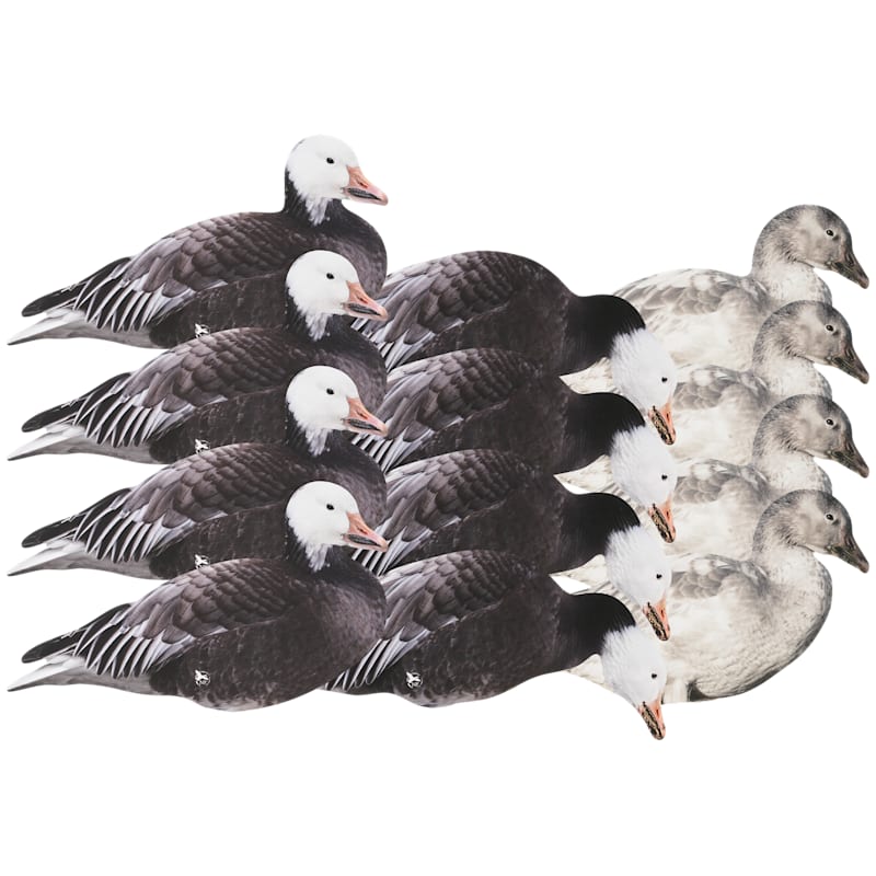 Northern Flight Blue and Juvie Goose Silhouette Goose Decoy 12-Pack