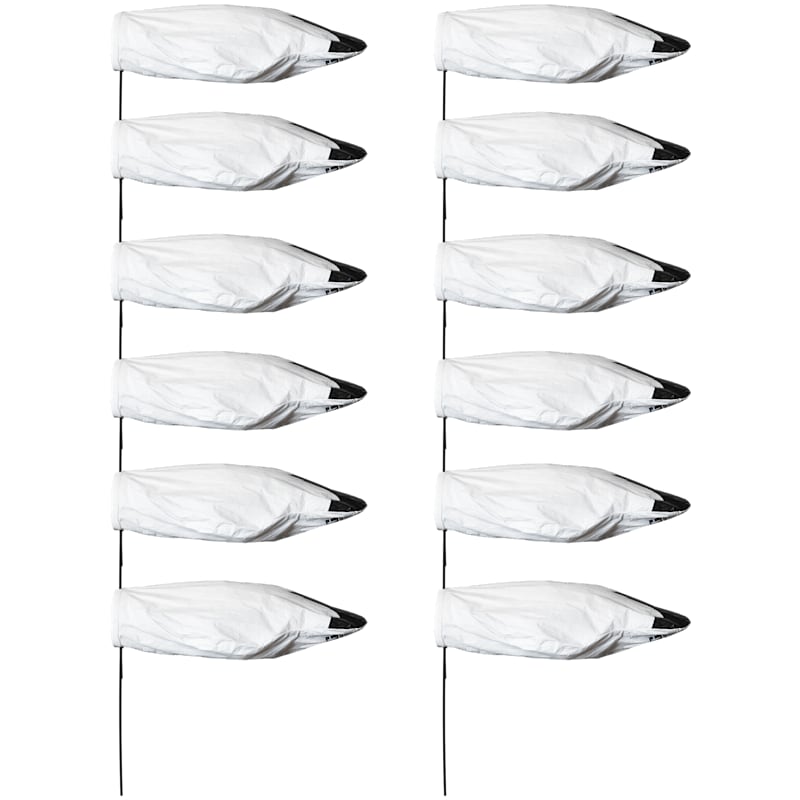 GHG Pro Grade Snow Goose Sock Decoys Regular No Heads 12-Pack