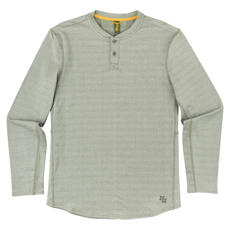 Marsh Wear Harkers Island Fleece Long-Sleeve Henley for Men