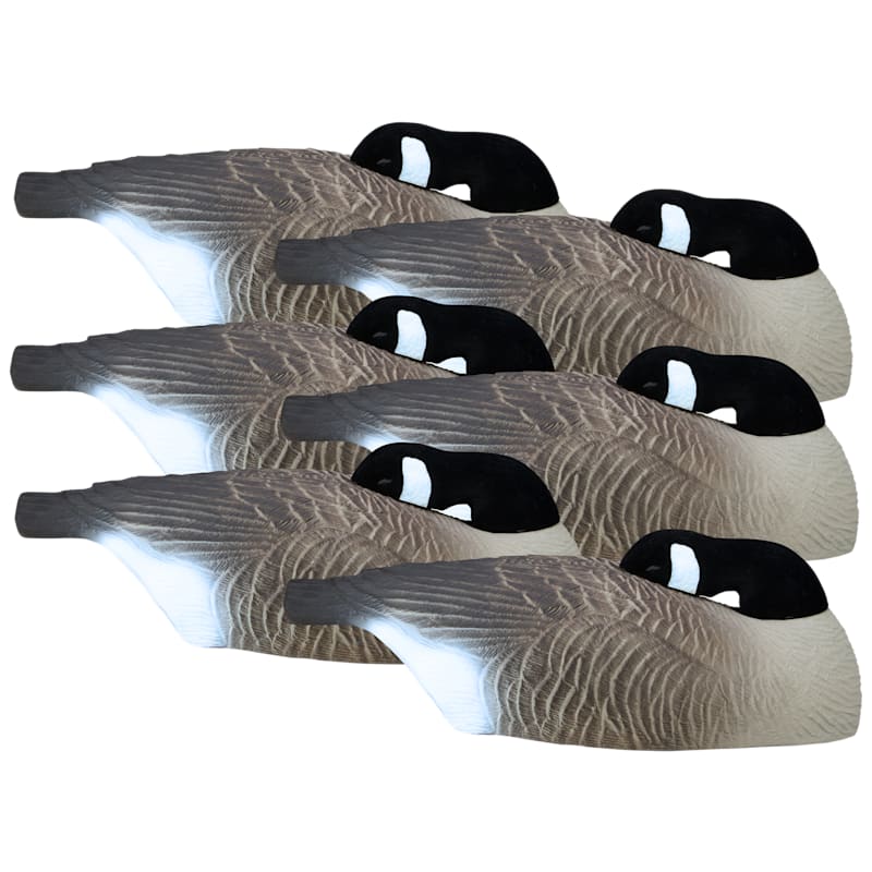 Higdon Standard Half Shell Canada Goose Sleeper Decoys 6-Pack
