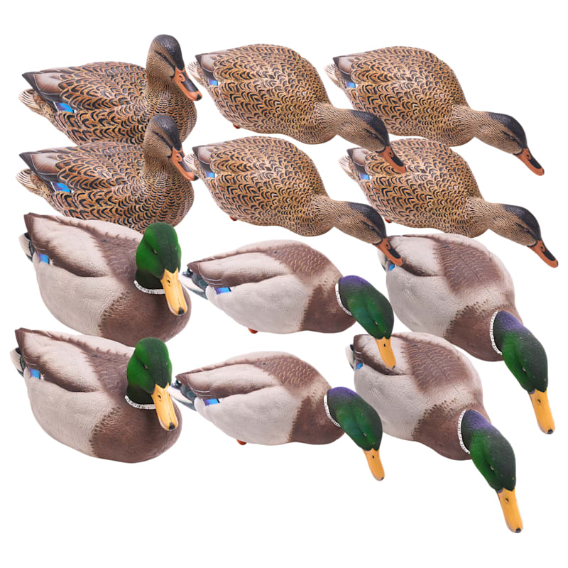 Avian-X AXP Outfitter Full-Body Mallard Duck Decoys 12-Pack