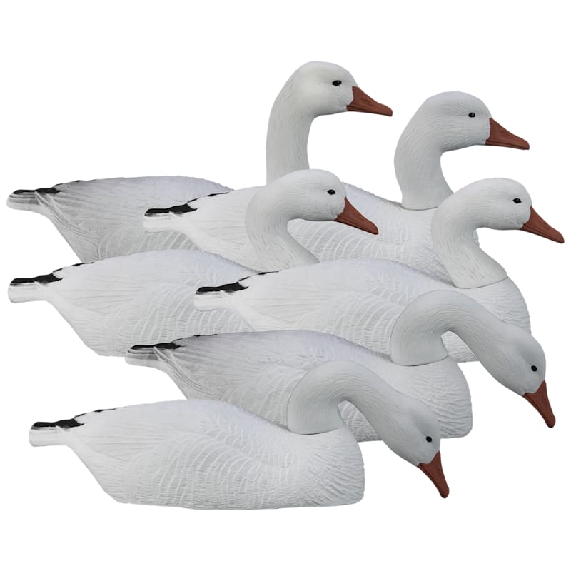 Higdon Full Size Half-Shell Snow Goose Decoys 6-Pack