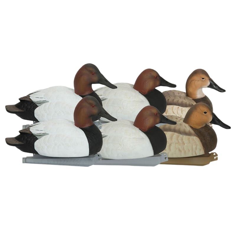 GHG Pro Grade Foam-Filled Canvasback Duck Decoys 6-Pack