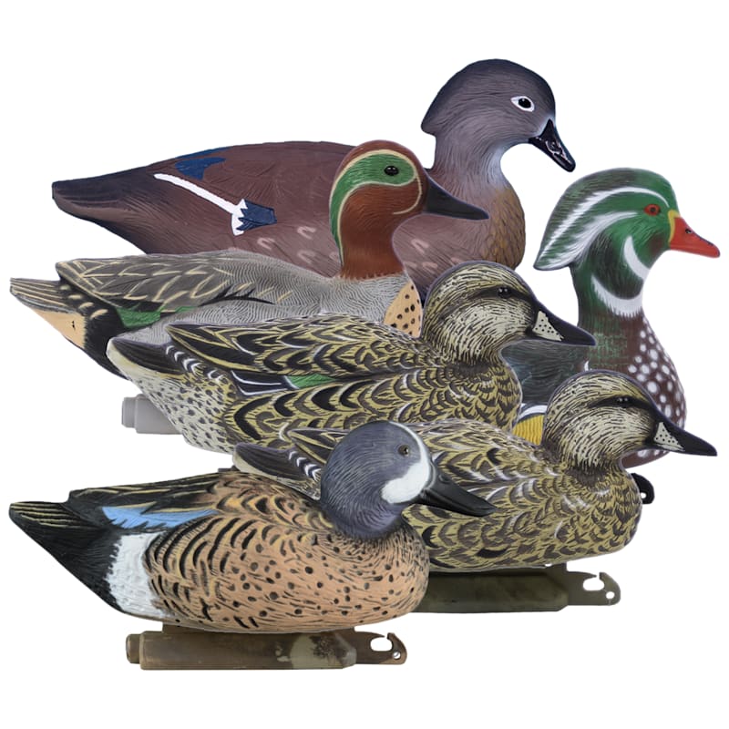 Higdon Standard Foam-Filled Puddle Combo Duck Decoys 6-Pack