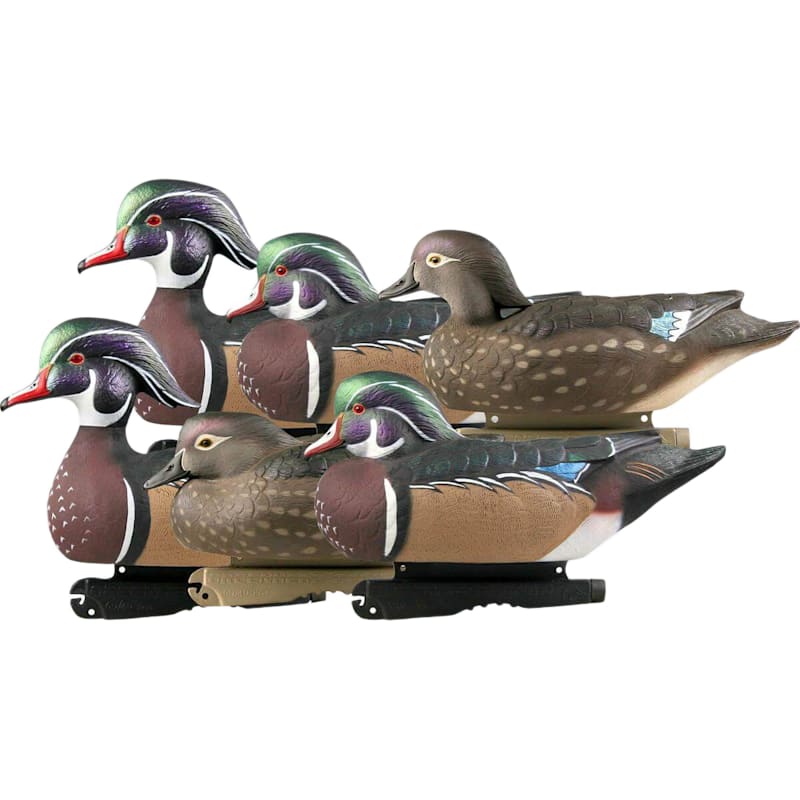 GHG Pro Grade Wood Duck Decoys 6-Pack