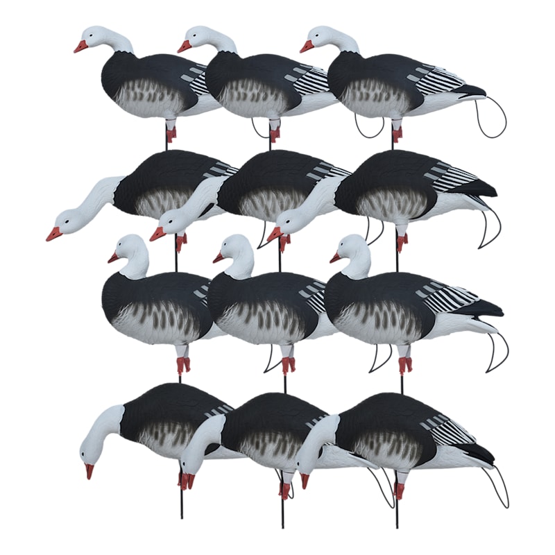 GHG Pro Flex Full-Body Blue Harvester Goose Decoys 12-Pack