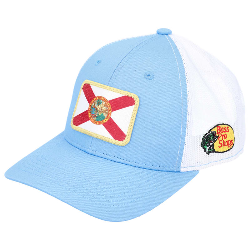 Bass Pro Shops Florida Flag Patch Snapback Cap