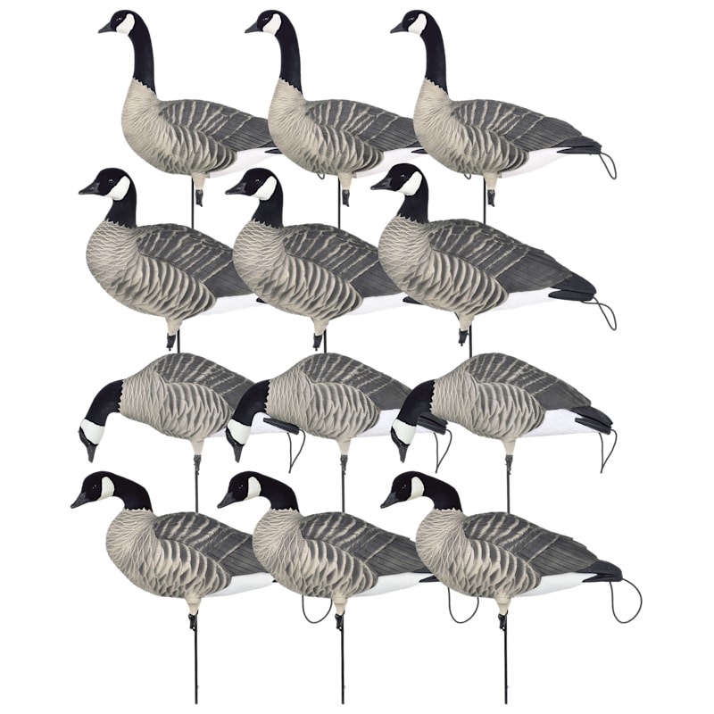 GHG Pro Flex Full Body Honker Harvester Goose Decoys 12-Pack