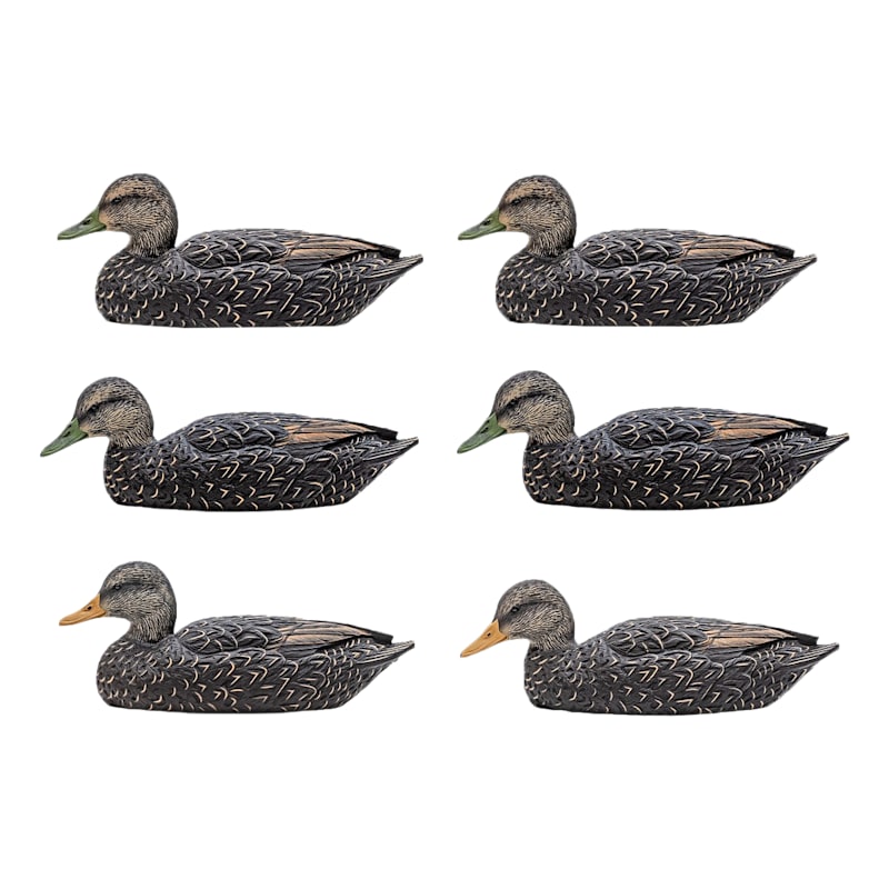 Rig'Em Right Mainline Series Black Duck Decoys 6-Pack