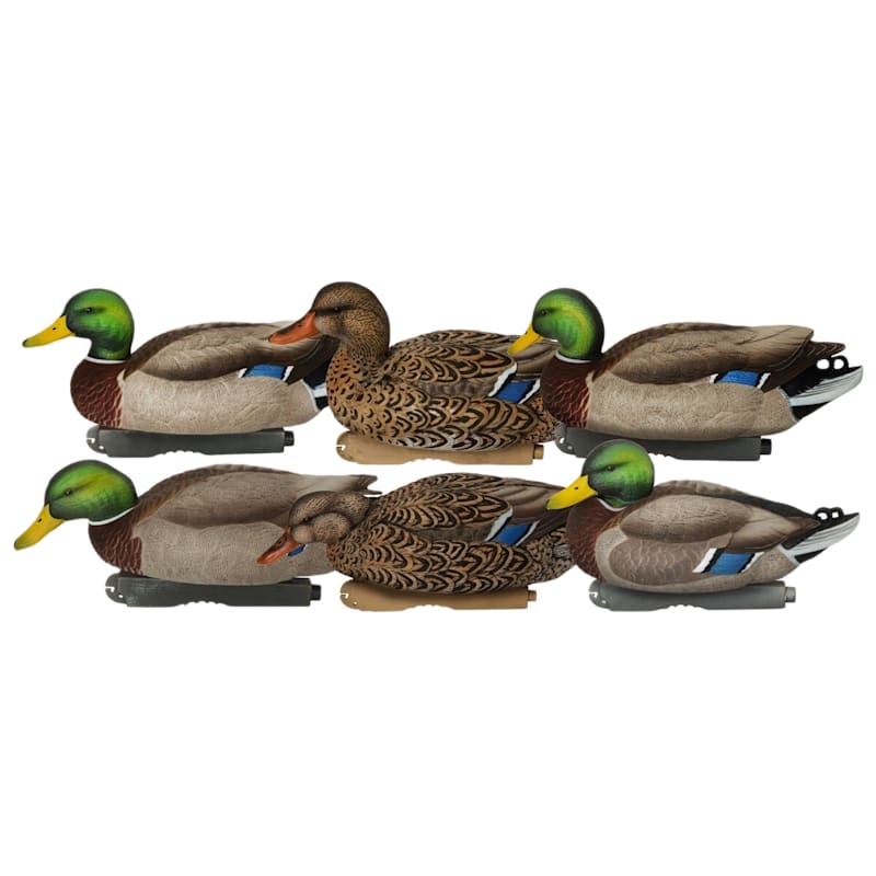 GHG Pro Grade XD Series Mallard Duck Decoys 6-Pack
