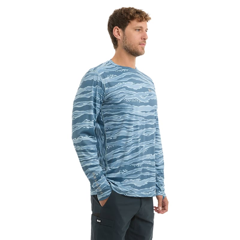 Pelagic Wahoo Camo Long-Sleeve Fishing Shirt