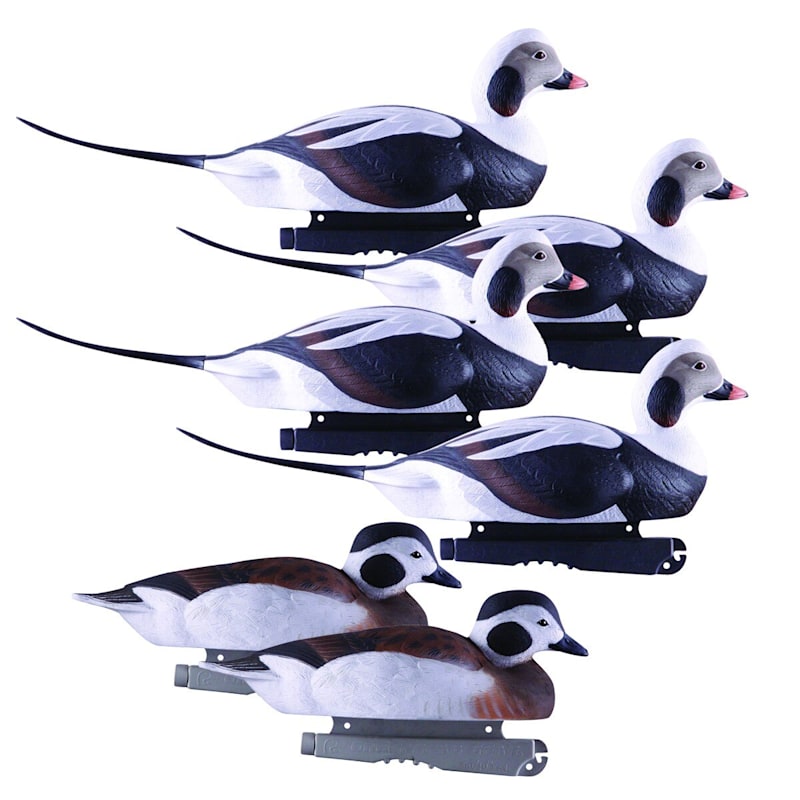 GHG Commercial Series Long Tailed Sea Duck Decoys 6-Pack