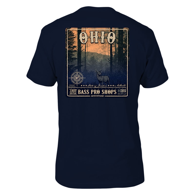 Bass Pro Shops State Landscape Short-Sleeve T-Shirt for Men