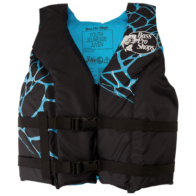 Bass Pro Shops Deluxe Hinged Splash Life Jacket for Kids