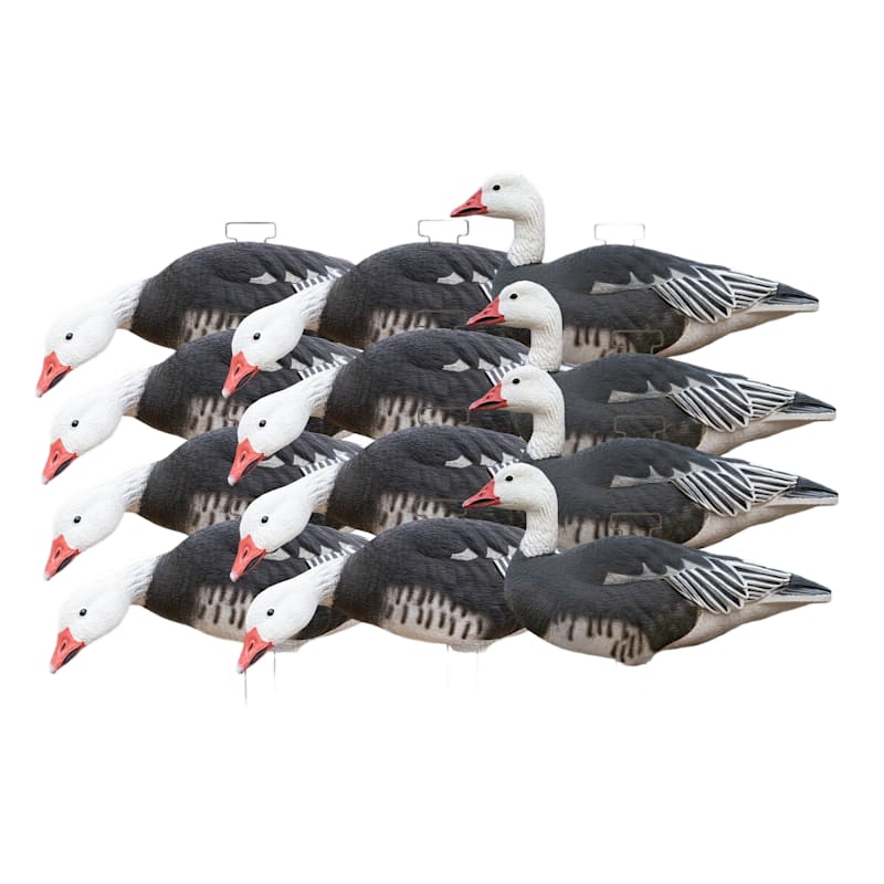 GHG Pro Grade Blue Goose Silhouette Decoys 12-Pack