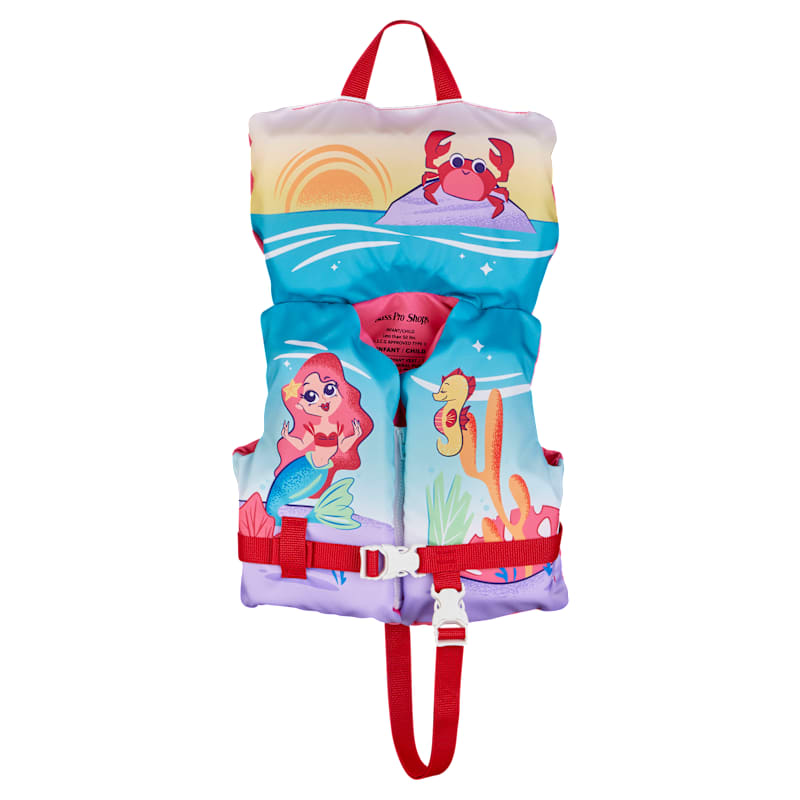 Bass Pro Shops Deluxe Mermaid Character Life Jacket for Babies or Kids