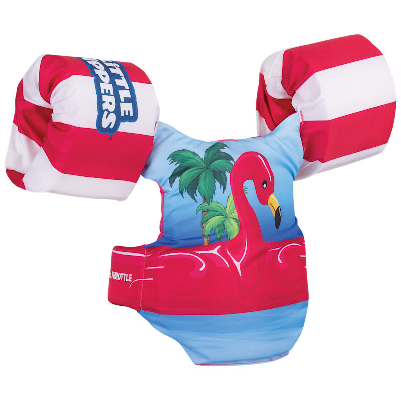 Full Throttle Little Dippers Flamingo Life Jacket for Kids
