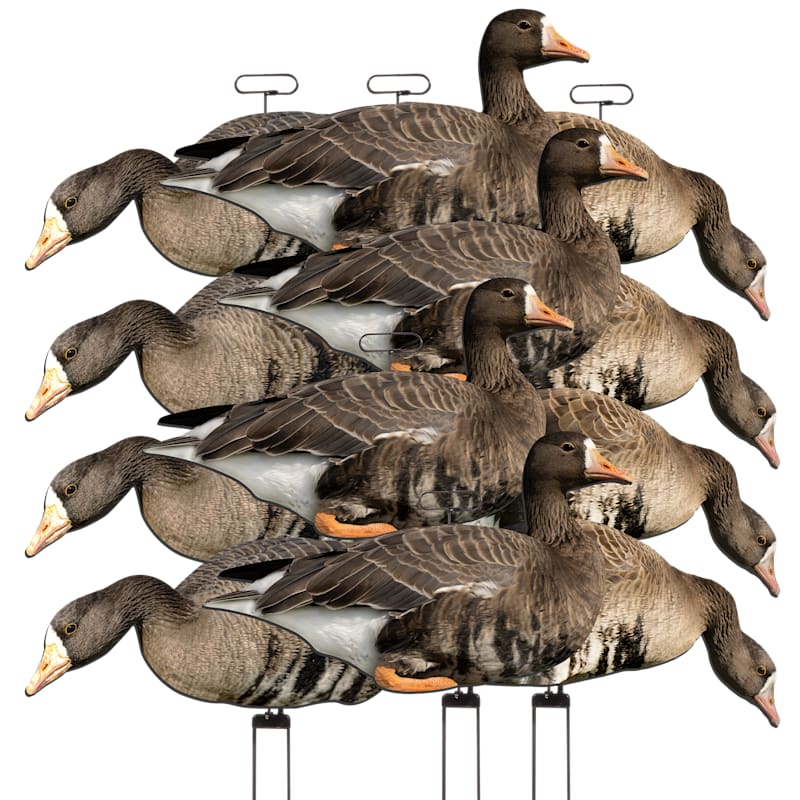 Higdon FLATS Specklebelly Motion Silhouette Goose Decoys 12-Pack
