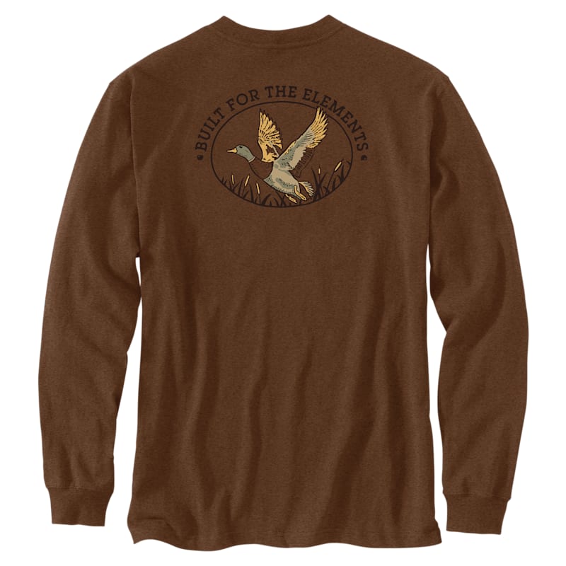 Carhartt Irvine Duck Icon Relaxed-Fit Long-Sleeve Pocket T-Shirt