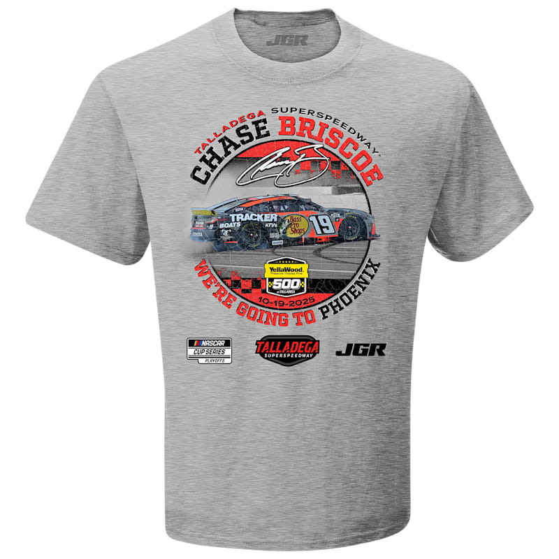 NASCAR Chase Briscoe #19 Talladega 2025 Win Short-Sleeve T-Shirt