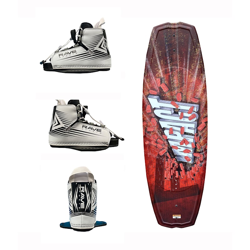 RAVE Sports Jr. Impact Wakeboard with Charger Boots