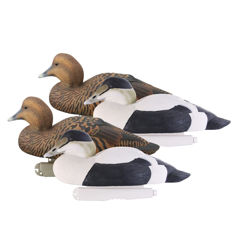 GHG Pro Grade Foam-Filled Eider Decoys 4-Pack