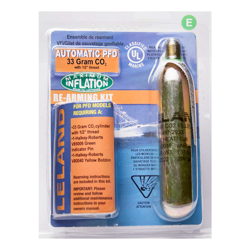 Leland Limited 35AUTO Inflatable Life Vest 33-Gram Rearming Kit