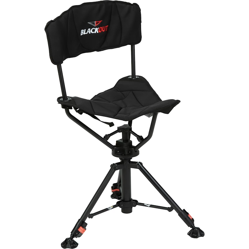 BlackOut Swivel Tripod Chair