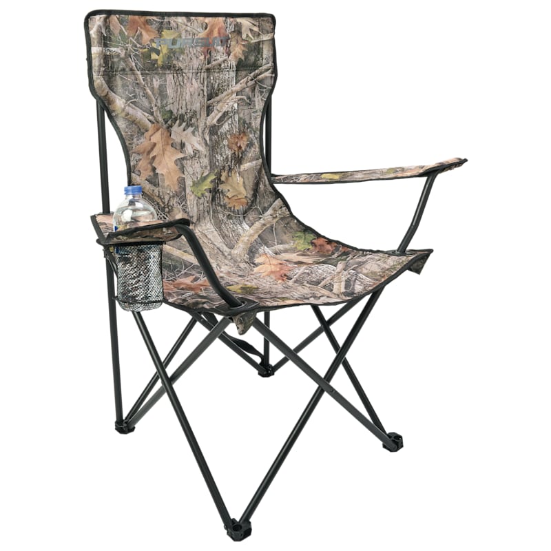 Pursuit Camo Hunting Collapsible Armchair with Carry Bag