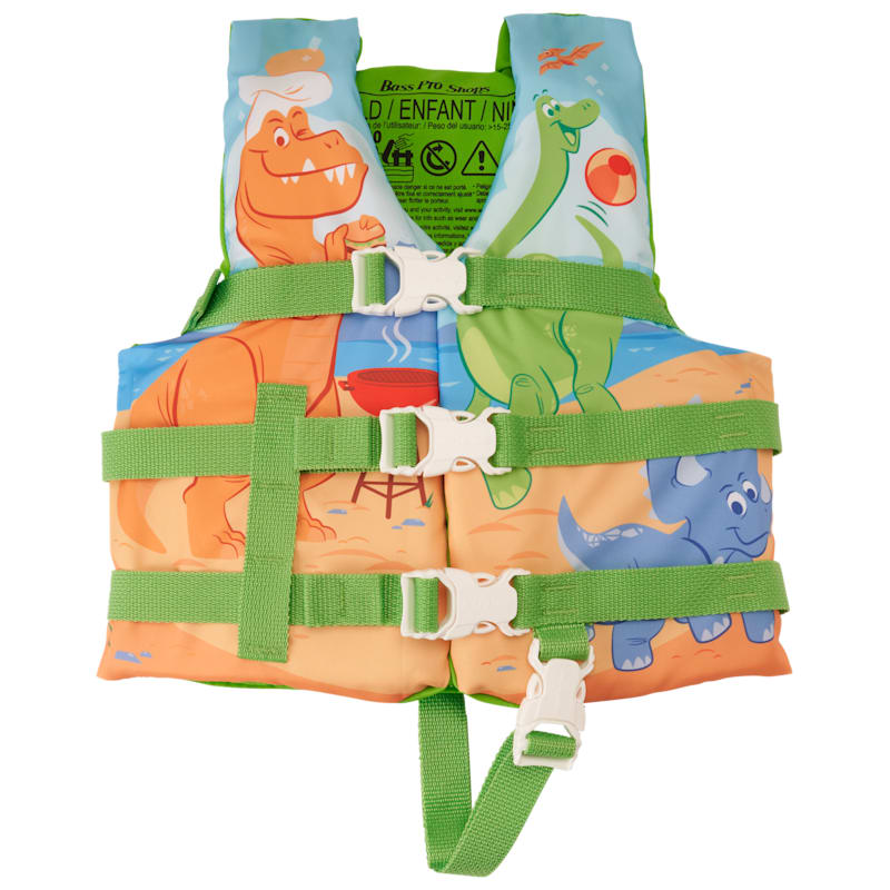 Bass Pro Shops Water Buddies Dinosaur Life Jacket for Kids