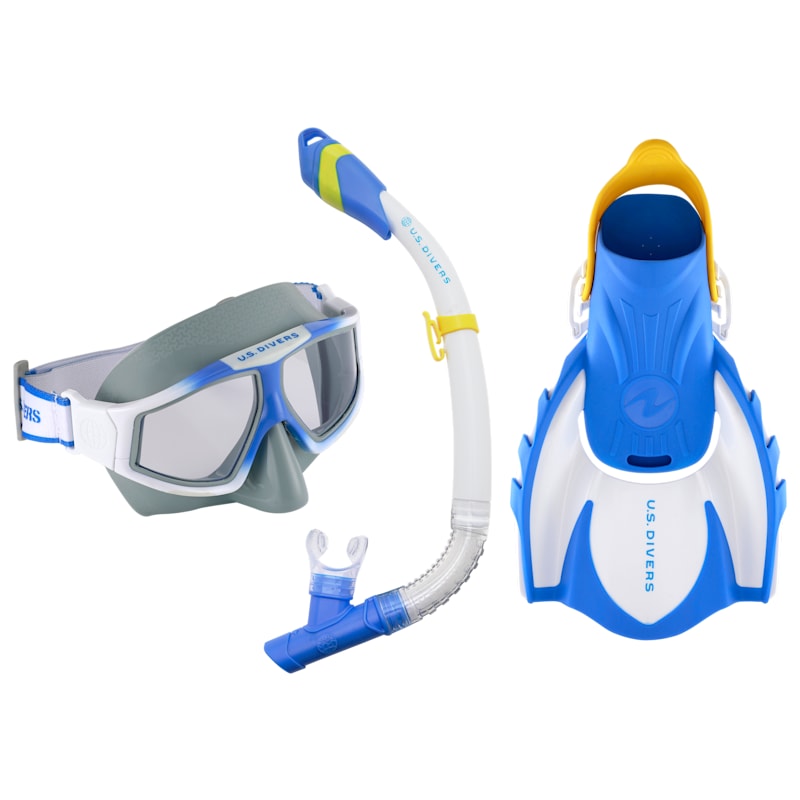 U.S. Divers Avila Mask, Quick Fins, and Varia LX Snorkel Set