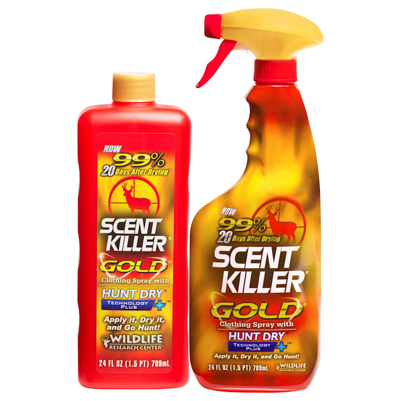 Wildlife Research Center Scent Killer Gold Clothing Spray Combo