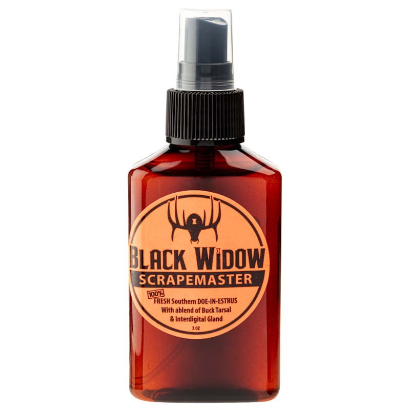 Black Widow Deer Lures Scrape Master Red Label Southern Whitetail Lure