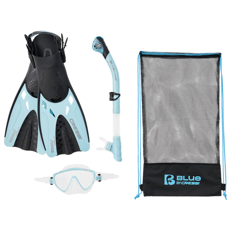 Cressi Blue Snorkeling Set