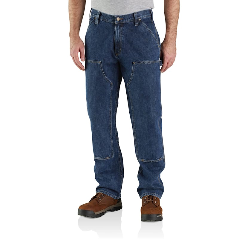 Carhartt Loose Straight Double-Front Denim Dungarees