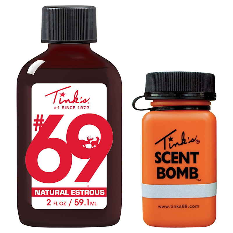 Tink's #69 Doe-in-Rut Buck Lure Deer Attractant with Scent Bomb