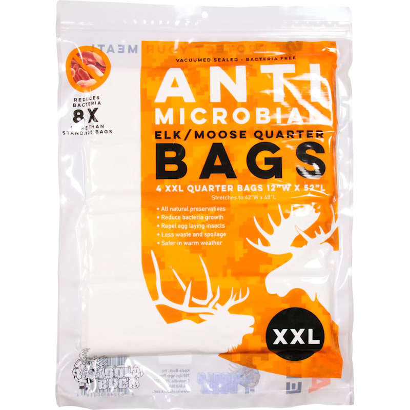 Koola Buck Antimicrobial Game-Quarter Bags